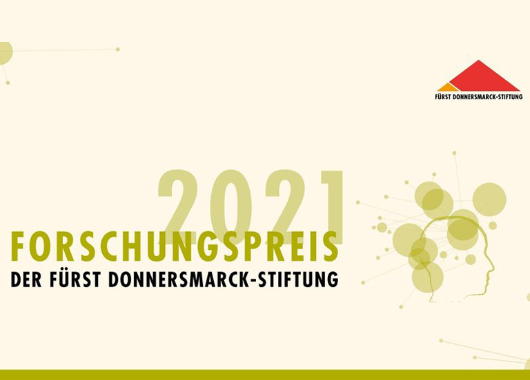 RESEARCH PRIZE 2021 FROM THE FÜRST DONNERSMARCK FOUNDATION