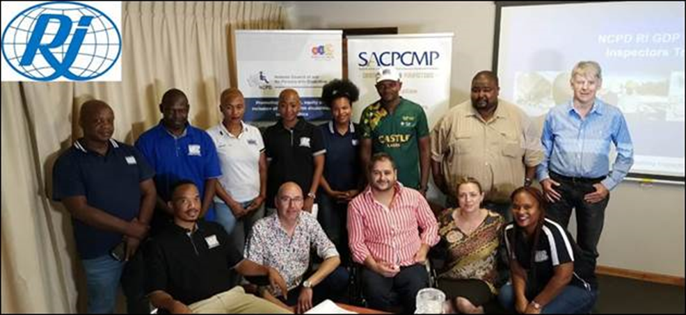 Creating Enforcement and Compliance at the Building Planning Department Level South Africa. Training for Building Planning Department Personal and System Development South Africa funded by the Rehabilitation International Global Disability Development Fund